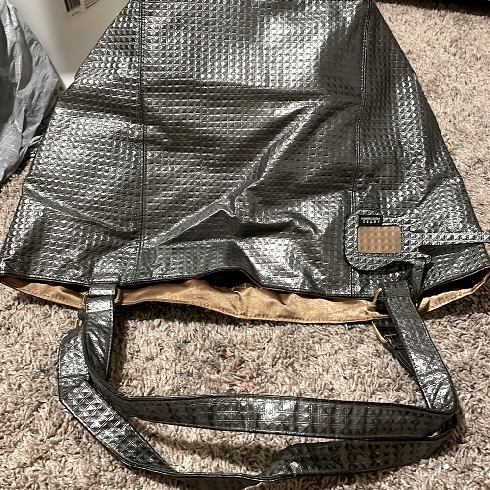 Palladio and Ardell silver and gold medium sized tote purse
